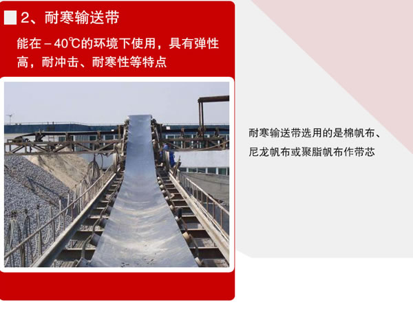 耐寒輸送帶 耐寒輸送帶